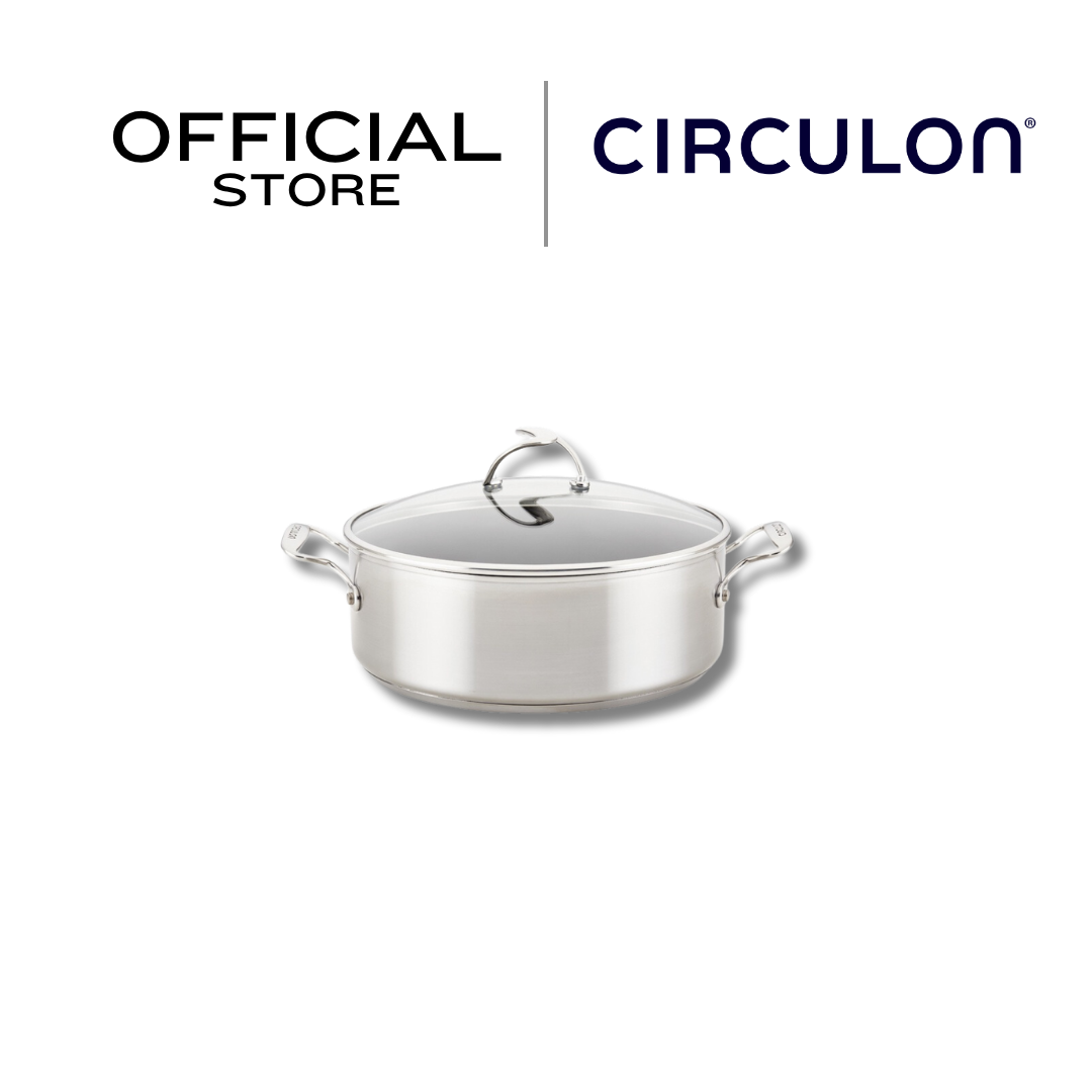 CIRCULON SteelShield S-Series 30cm/7.5qt/7.1L Cov Stockpot (70054-T)