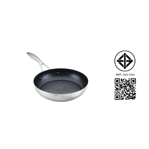 CIRCULON SteelShield S-Series กระทะทอดสแตนเลสสตีลเคลือบผิวลื่น ขนาด 22 ซม. Frypan (70194-T)