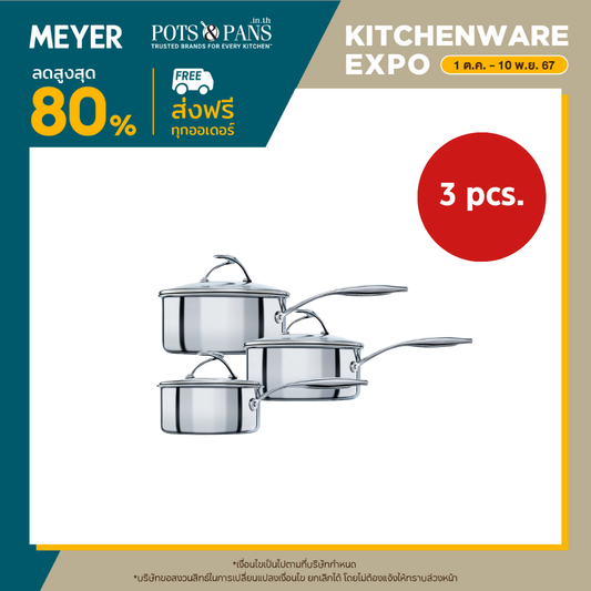 CIRCULON SteelShield S-Series 3-Piece Saucepan Set (70196-T)