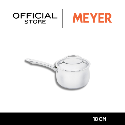 MEYER BELLA CLASSICO หม้อสแตนเลส มีด้ามจับ มาพร้อมฝาปิด ขนาด 18 ซม. SAUCEPAN (73286-T)