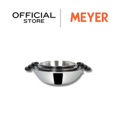 MEYER KITCHEN HACKS SS 3PC WOK/KADAI SET (78308-T)