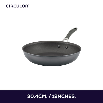 CIRCULON A1-SERIES เครื่องครัวอลูมิเนียมเคลือบผิวลื่น กระทะทรงตื้น ขนาด 30.4 ซม./ 12 นิ้ว (81837-T)