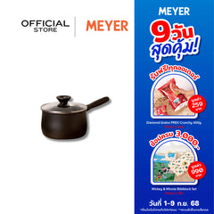 MEYER MIDNIGHT หม้อ มีด้าม ขนาด 18 ซม./2.8 ลิตร พร้อมฝา Saucepan (85072-TE12)