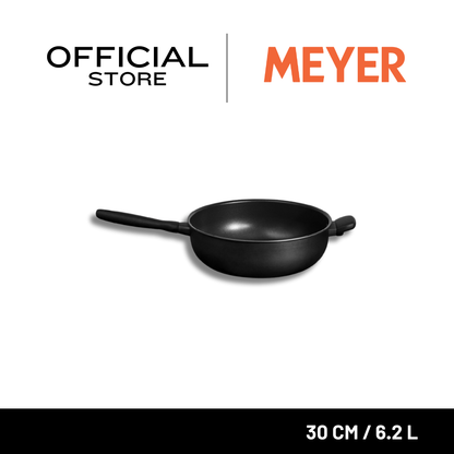 MEYER MIDNIGHT 30CM/6.5QT/6.2L OPEN CHEF'S PAN W/HH (85077-TE12)