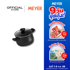 MEYER MIDNIGHT หม้อต้ม 2 หู ขนาด 20 ซม./3.8 ลิตร พร้อมฝา Stockpot (85096-TE12)