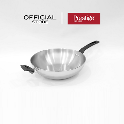 PRESTIGE Made To Last กระทะสแตนเลสทรงลึก ขนาด 30 ซม./ 12 นิ้ว (71208-T)