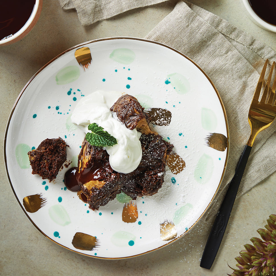 สูตรเค้กช็อกโกแลตลาวาเนยถั่วไมโครเวฟ (Peanut Butter Chocolate Lava Cake) เนื้อเยิ้มฉ่ำ ทำง่ายใน 1 นาทีด้วยชาม Anyday