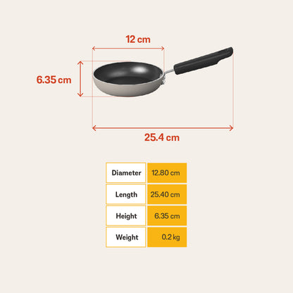 MEYER Bauhaus กระทะไข่ดาว ขนาด 12 ซม. Mini frypan (22412-TE12)