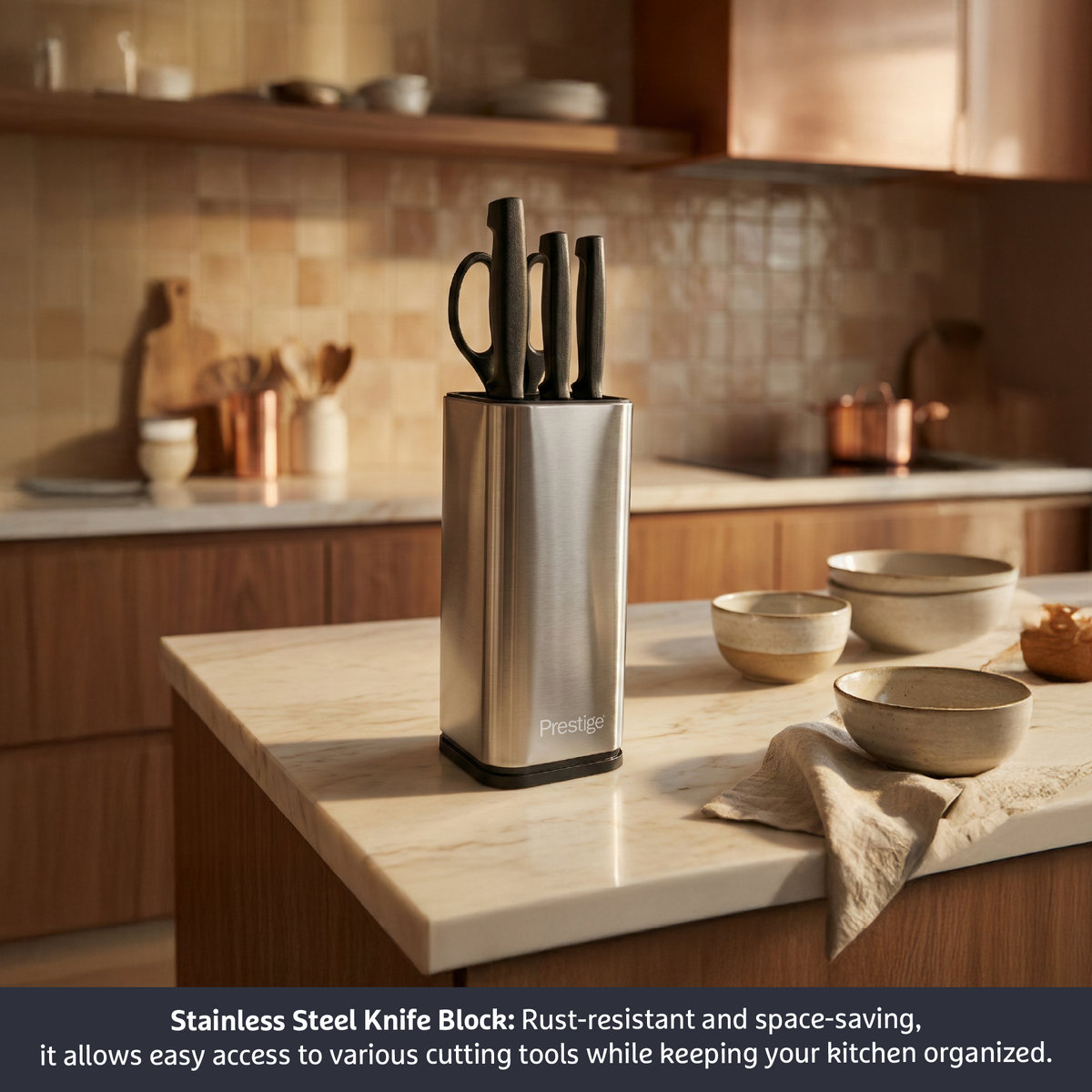 [ FREE Gift ] Spend ฿2,000 on Stainless Steel Cookware, Get a Free Knife Set 50589-C