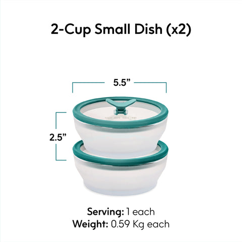 ANYDAY เซตชามแก้ว borosilicate ทำอาหารได้ด้วยไมโครเวฟ เตาอบ มีฝาปิด สูญญากาศ ถนอมอาหาร