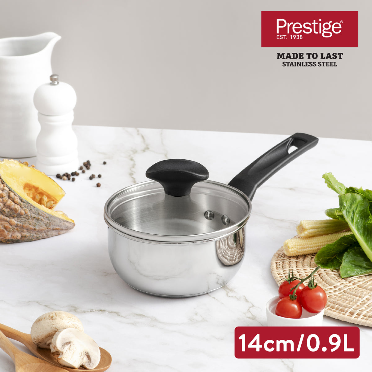 PRESTIGE  Made To Last หม้อด้ามสแตนเลส