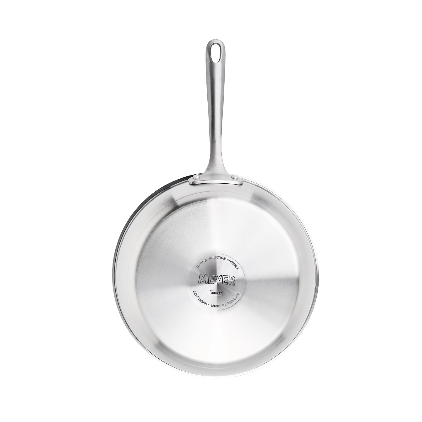 MEYER WHITE STEEL เครื่องครัวสเตนเลส สตีล กระทะทรงตื้น ขนาด 28 ซม./ 11 นิ้ว  (71507-T)