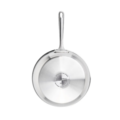MEYER WHITE STEEL เครื่องครัวสเตนเลส สตีล กระทะทรงตื้น ขนาด 28 ซม./ 11 นิ้ว  (71507-T)