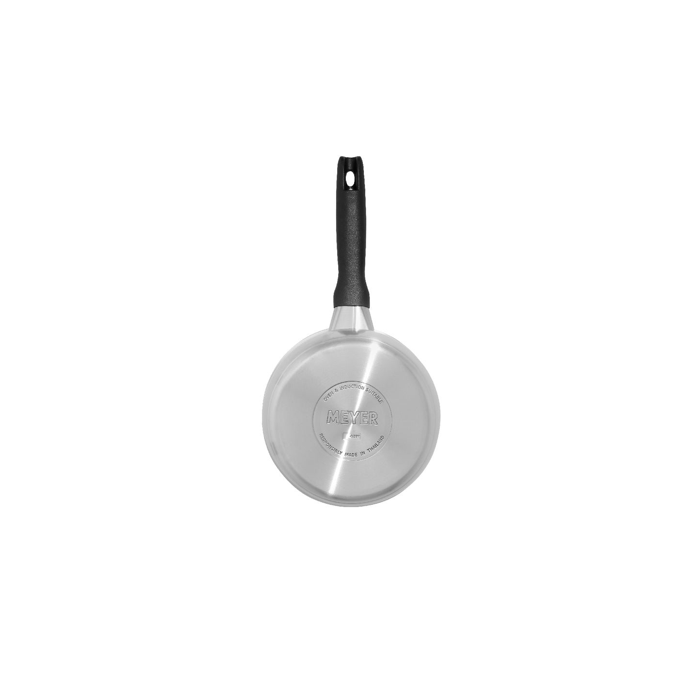 MEYER LUNA SS เครื่องครัวสเตนเลส สตีล หม้อด้ามขนาด 16 ซม./ 1.9 ลิตร พร้อมฝาแก้ว(71794-T)