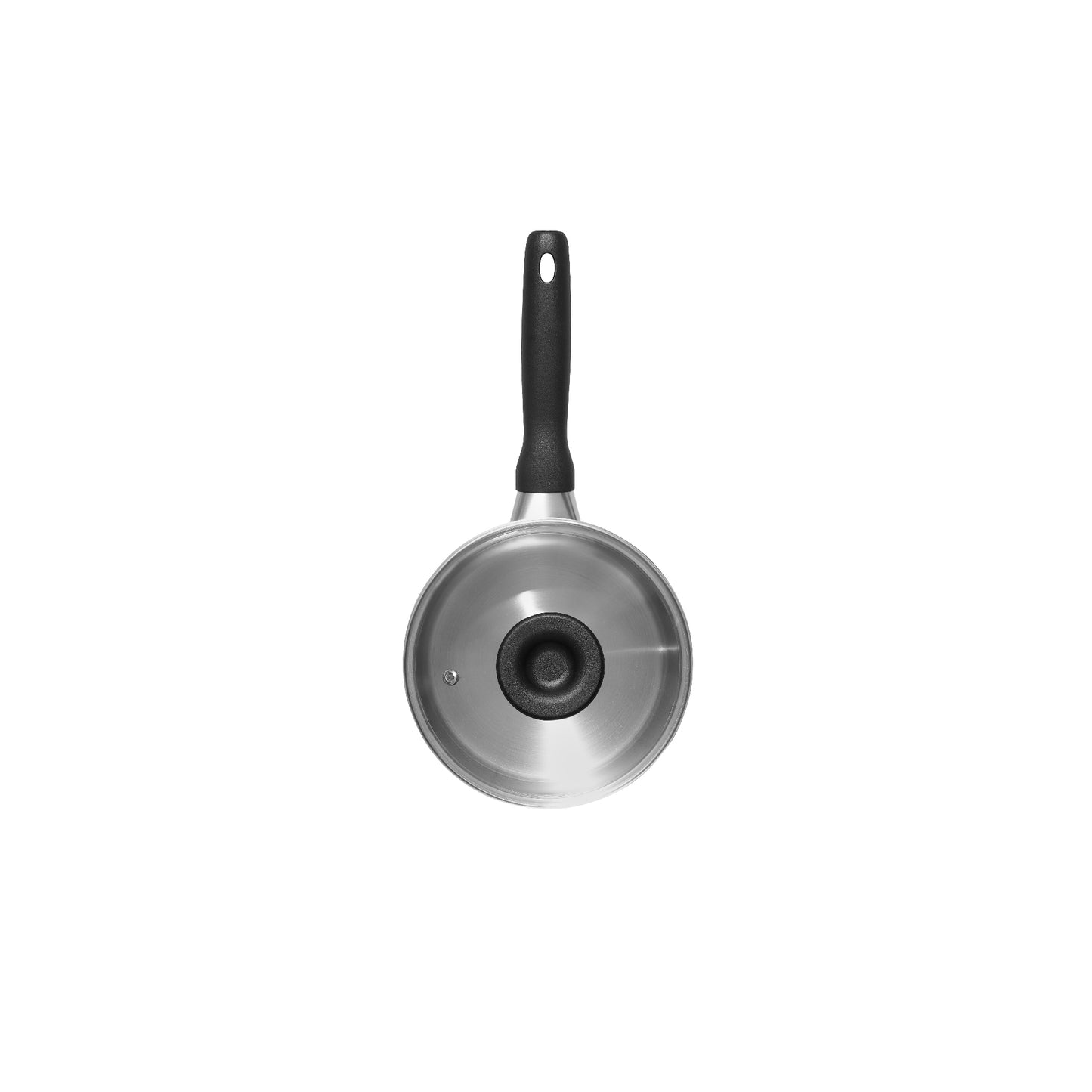 MEYER LUNA SS เครื่องครัวสเตนเลส สตีล หม้อด้ามขนาด 16 ซม./ 1.9 ลิตร พร้อมฝาแก้ว(71794-T)