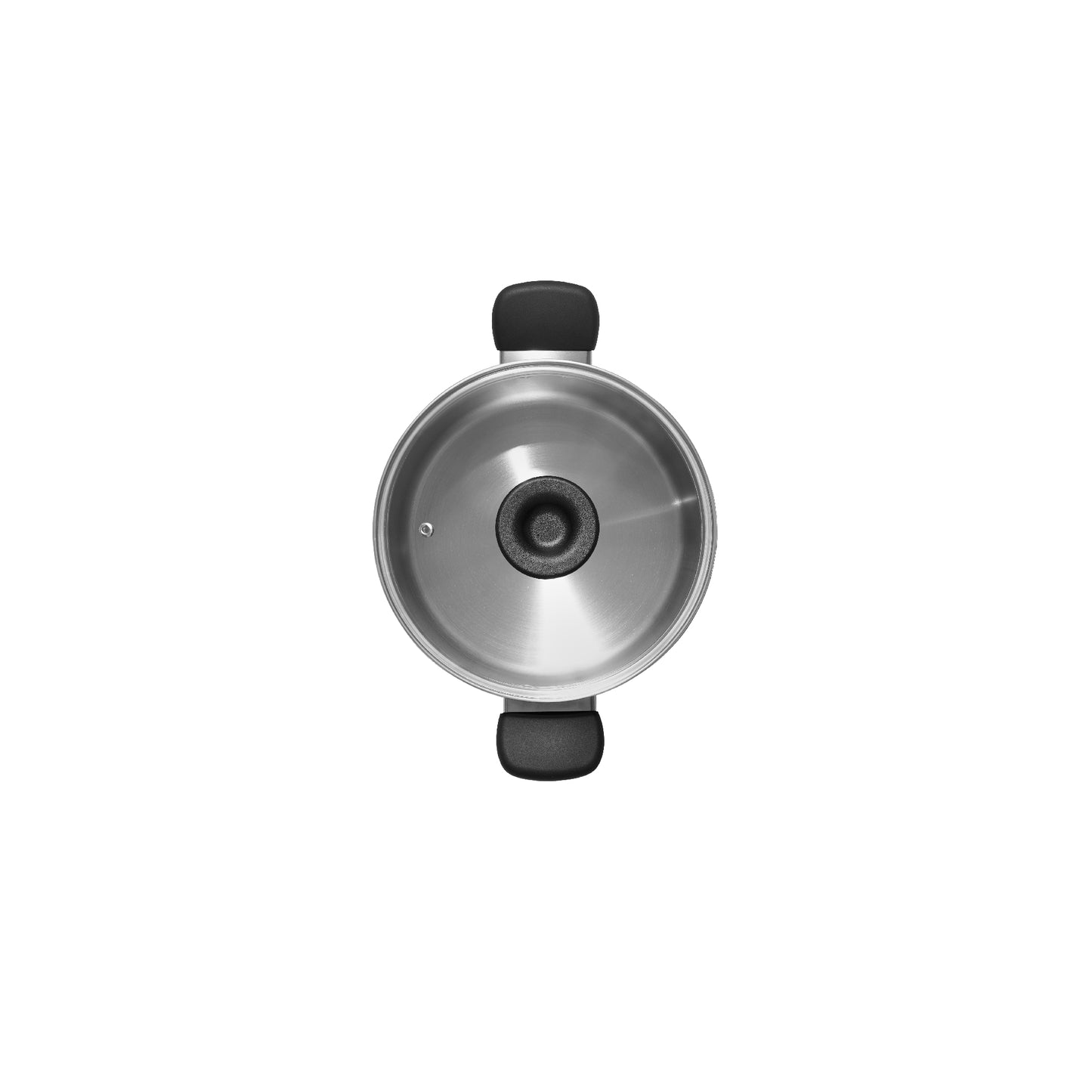 MEYER LUNA SS เครื่องครัวสเตนเลส สตีล หม้อสองหูขนาด 20 ซม./ 3.8 ลิตร พร้อมฝาแก้ว(71796-T)