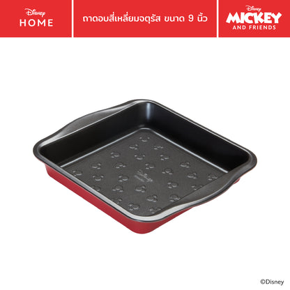 MEYER BAKE WITH MICKEY SQUARE CAKE TIN 9 in ถาดอบสี่เหลี่ยมจตุรัส ขนาด 9 นิ้ว (48920-C)