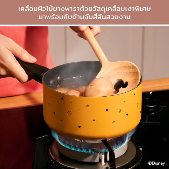 MEYER DISNEY EARTHEN ชุดทัพพีไม้ยางพาราคู่ ด้ามสี ความยาวรวม ขนาด 30 เซนติเมตร (49219-C)