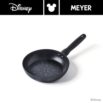 DISNEY MONOCHROME กระทะทอดทรงตื้น MEYER ขนาด 24 ซม. / 9.5 นิ้ว Frypan ลายมิคกี้ เมาส์ ลิขสิทธิ์แท้ (18230-T)