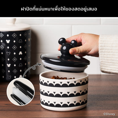 DISNEY MONOCHROME ชุดเซ็ตเซรามิก ลายมิคกี้ เมาส์ ลิขสิทธิ์แท้ 3 ชิ้น Ceramic set (48945-C)