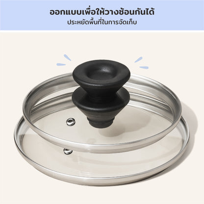 Cookware Set - Meyer - stainless-steel, bestselling, bigsale, Meyer - Luna, payday, Special Sale - MEYER LUNA ชุดเครื่องครัวสแตนเลส ราคาพิเศษ | PotsandPans