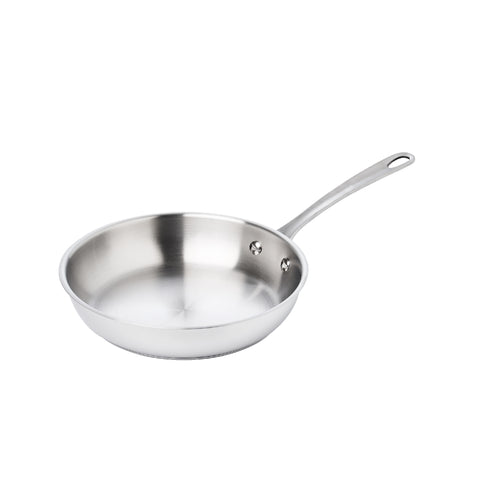 frypan - Meyer - stainless-steel, bestselling, bigsale, Meyer - white-steel, payday, Special Sale - MEYER white steel กระทะสแตนเลส ขนาด 24 ซม. | PotsandPans