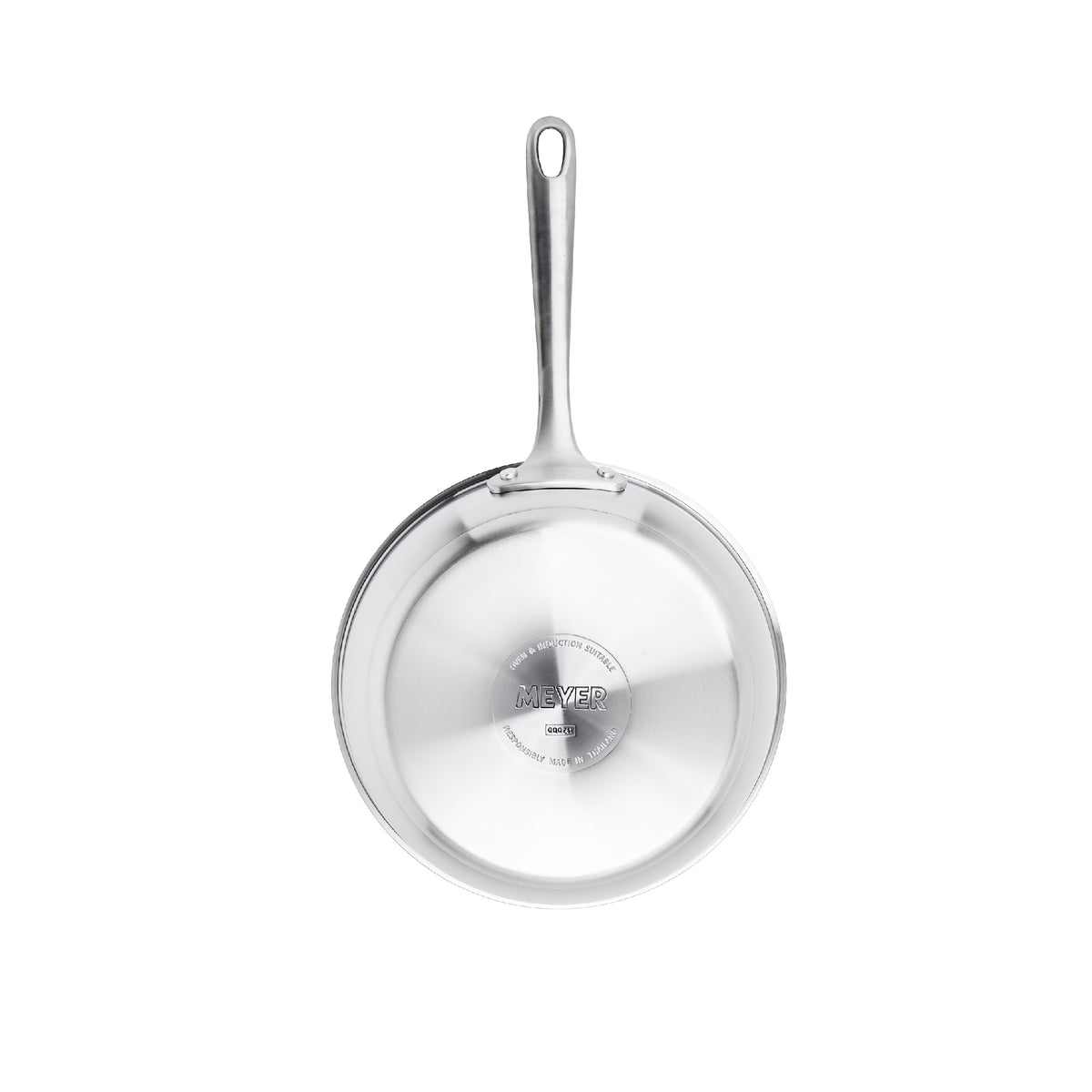 frypan - Meyer - stainless-steel, bestselling, bigsale, Meyer - white-steel, payday, Special Sale - MEYER white steel กระทะสแตนเลส ขนาด 24 ซม. | PotsandPans