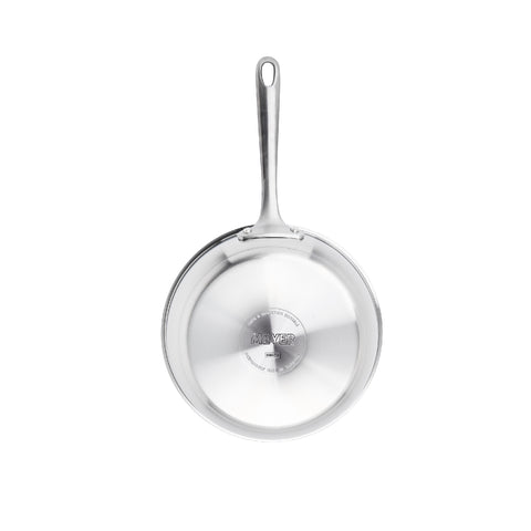 frypan - Meyer - stainless-steel, bestselling, bigsale, Meyer - white-steel, payday, Special Sale - MEYER white steel กระทะสแตนเลส ขนาด 24 ซม. | PotsandPans