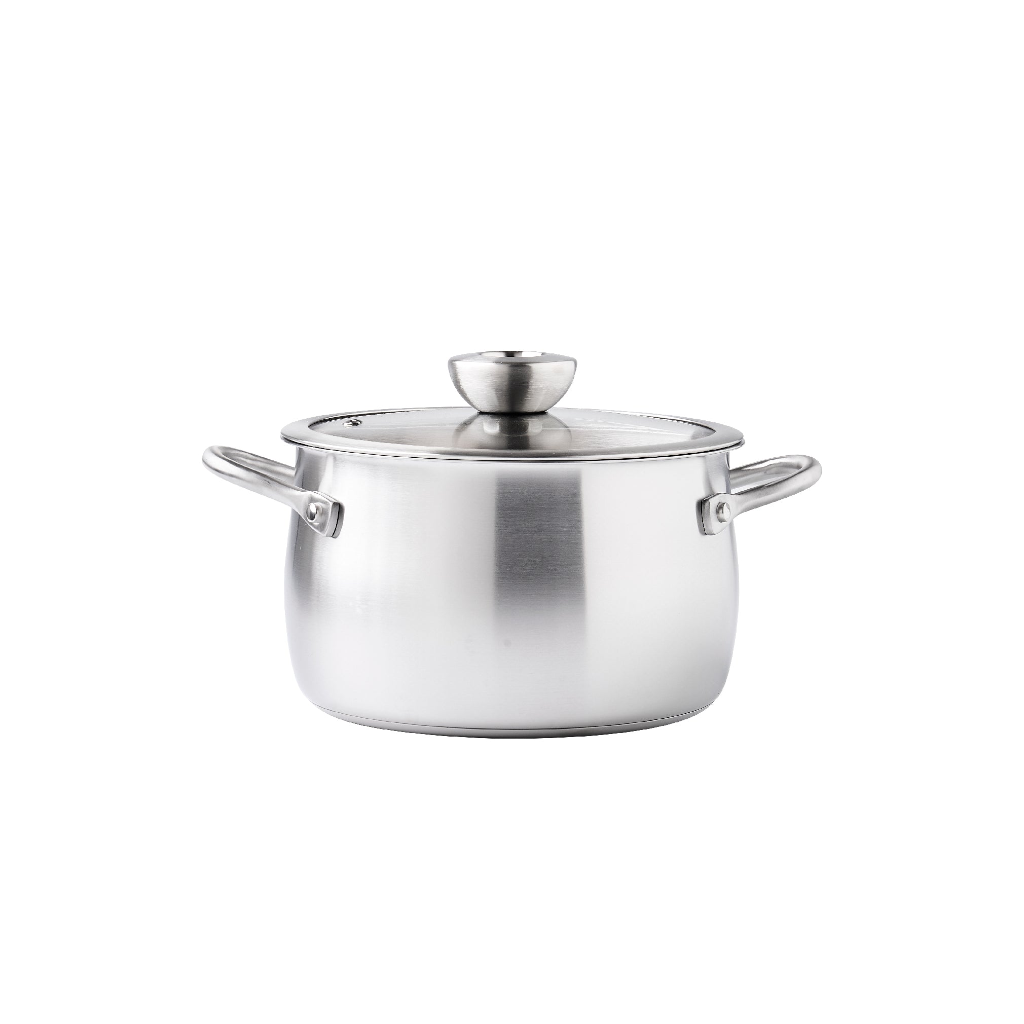 Pots - Meyer - stainless-steel, bestselling, bigsale, Meyer - white-steel, payday, Special Sale - MEYER white steel หม้อสแตนเลส ขนาด 20 ซม. | PotsandPans