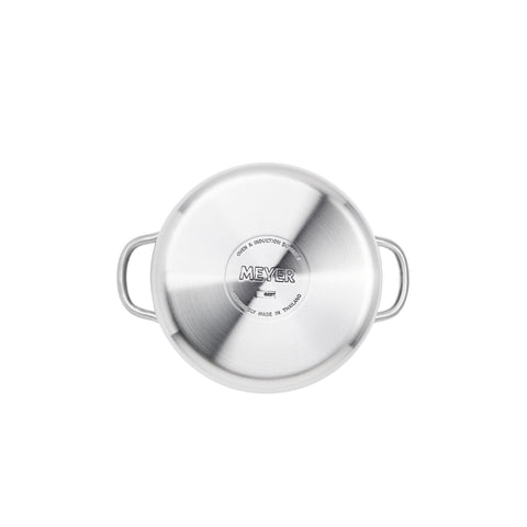 Pots - Meyer - stainless-steel, bestselling, bigsale, Meyer - white-steel, payday, Special Sale - MEYER white steel หม้อสแตนเลส ขนาด 20 ซม. | PotsandPans