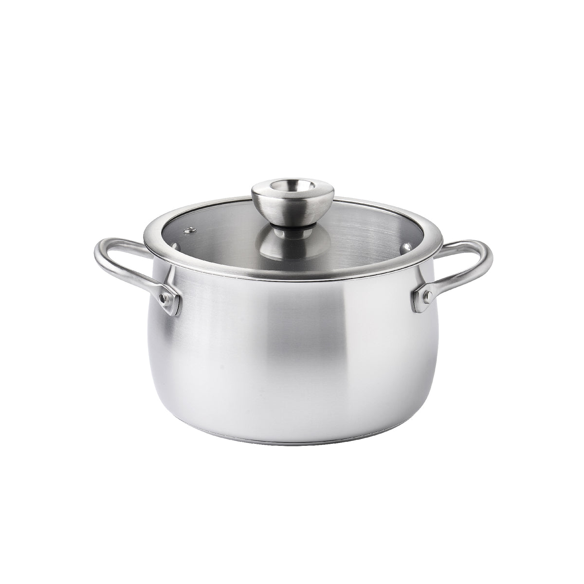 Pots - Meyer - stainless-steel, bestselling, bigsale, Meyer - white-steel, payday, Special Sale - MEYER white steel หม้อสแตนเลส ขนาด 20 ซม. | PotsandPans
