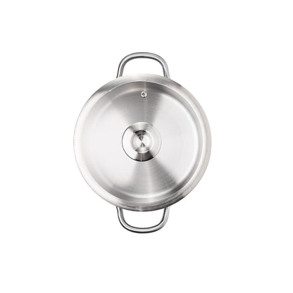 Pots - Meyer - stainless-steel, bestselling, bigsale, Meyer - white-steel, payday, Special Sale - MEYER white steel หม้อสแตนเลส ขนาด 20 ซม. | PotsandPans
