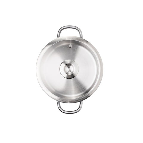 Pots - Meyer - stainless-steel, bestselling, bigsale, Meyer - white-steel, payday, Special Sale - MEYER white steel หม้อสแตนเลส ขนาด 20 ซม. | PotsandPans
