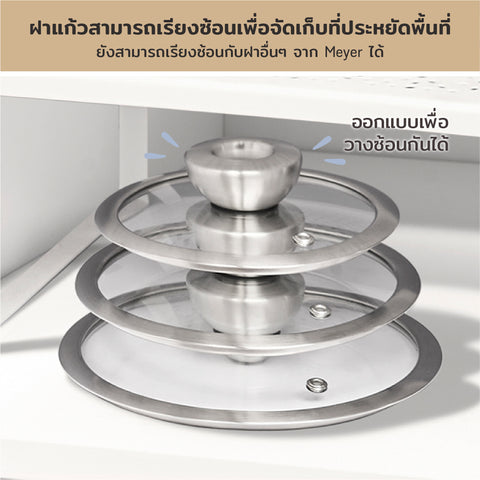 Pots - Meyer - stainless-steel, bestselling, bigsale, Meyer - white-steel, payday, Special Sale - MEYER white steel หม้อสแตนเลส