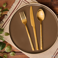 MEYER DISNEY LION KING ชุดช้อนสเตนเลสเซ็ต 3 ชิ้น ช้อน 1 ชิ้น, ส้อม 1 ชิ้น และมีด (49246-C)