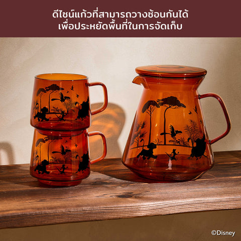 MEYER DISNEY LION KING ชุดเซ็ต 3 ใบ เหยือกแก้ว ขนาด 350 มิลลิลิตร 2 ใบ และเหยือกแก้วมีหูขนาด 1100 มิลลิลิตร (49248-C)