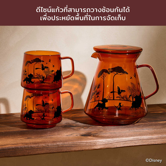 MEYER DISNEY LION KING ชุดเซ็ต 3 ใบ เหยือกแก้ว ขนาด 350 มิลลิลิตร 2 ใบ และเหยือกแก้วมีหูขนาด 1100 มิลลิลิตร (49248-C)