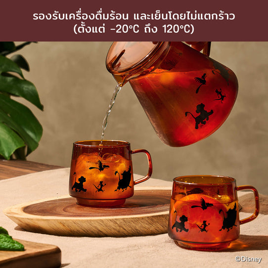 MEYER DISNEY LION KING ชุดเซ็ต 3 ใบ เหยือกแก้ว ขนาด 350 มิลลิลิตร 2 ใบ และเหยือกแก้วมีหูขนาด 1100 มิลลิลิตร (49248-C)