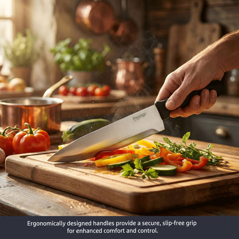 PRESTIGE 5PCS KNIFE BLOCK SET  อุปกรณ์เครื่องครัว ชุดมีด 5 ชิ้น (50589-C)