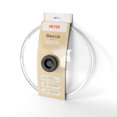 MEYER ฝาแก้ว ฝาปิดกระจกนิรภัย ขนาด 28 ซม. Glass Lid (12358-C)