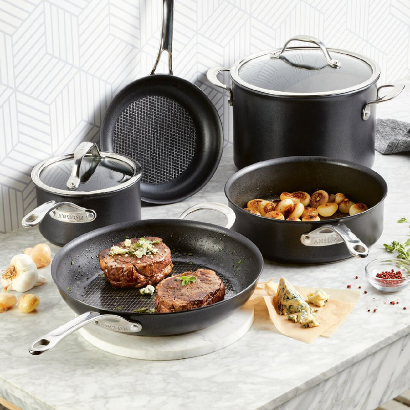 ANOLON X ชุดเครื่องครัวอลูมิเนียม 7 ชิ้น COOKWARE SET (14336-T)