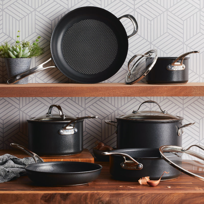 ANOLON X ชุดเครื่องครัว SearTech 10 ชิ้น COOKWARE SET (14337-T)
