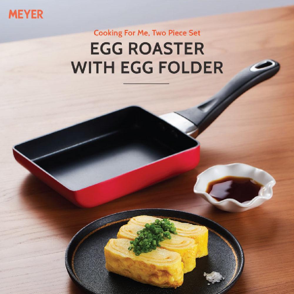 Pans - Meyer - Best Sellers, bestselling, CNY, Cookware Set, DoubleSale, Meyer - Cooking for me, SET, SPECIAL SALE - Meyer Cooking for Me กระทะไข่ม้วน พร้อมตะหลิวซิลิโคน Egg Roaster (15009-C) - PotsandPans.in.th