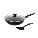 MEYER COOK 'N LOOK INDUCTION ชุดเครื่องครัวอลูมิเนียม 3 ชิ้น สีดำ SET (15872-C)