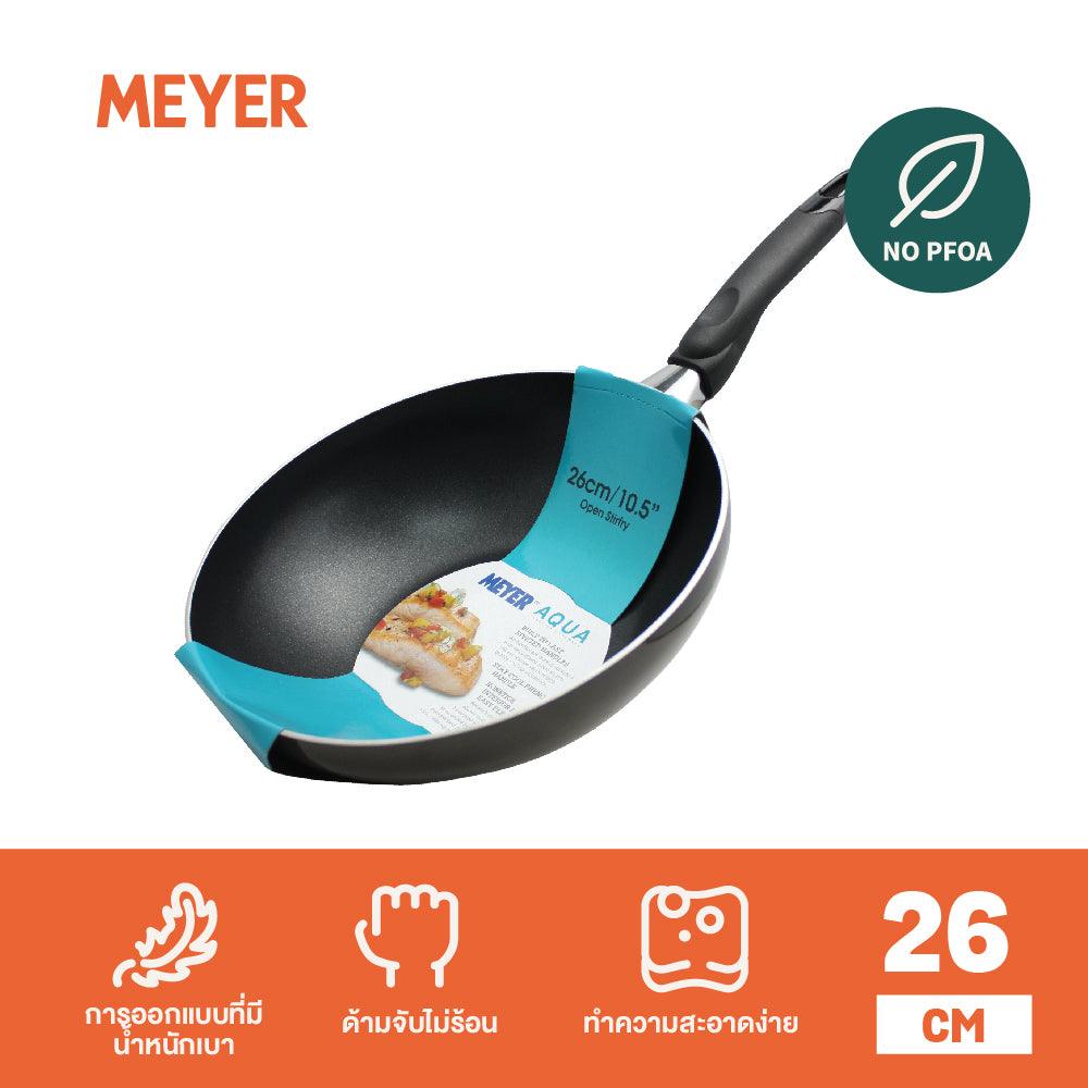 Pans - Meyer - bigsale, Meyer - Aqua, payday, Special Sale, STIRFRY - MEYER AQUA กระทะผัดทรงลึก ขนาด 26 ซม. STIRFRY (17127-T) - PotsandPans.in.th