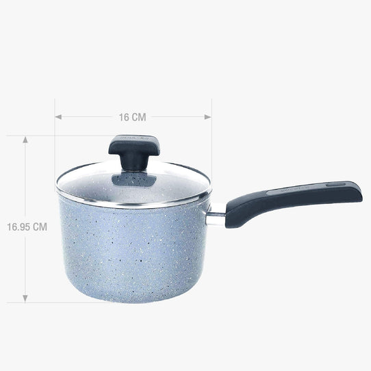 Pots - Meyer - Clearance, CNY, Meyer - Forgestone, newitem, nosale, sale, Saucepan - MEYER FORGESTONE หม้อมีด้ามจับ ขนาด 16 ซม. / 1.9 ลิตร Saucepan (19100-T) - PotsandPans.in.th