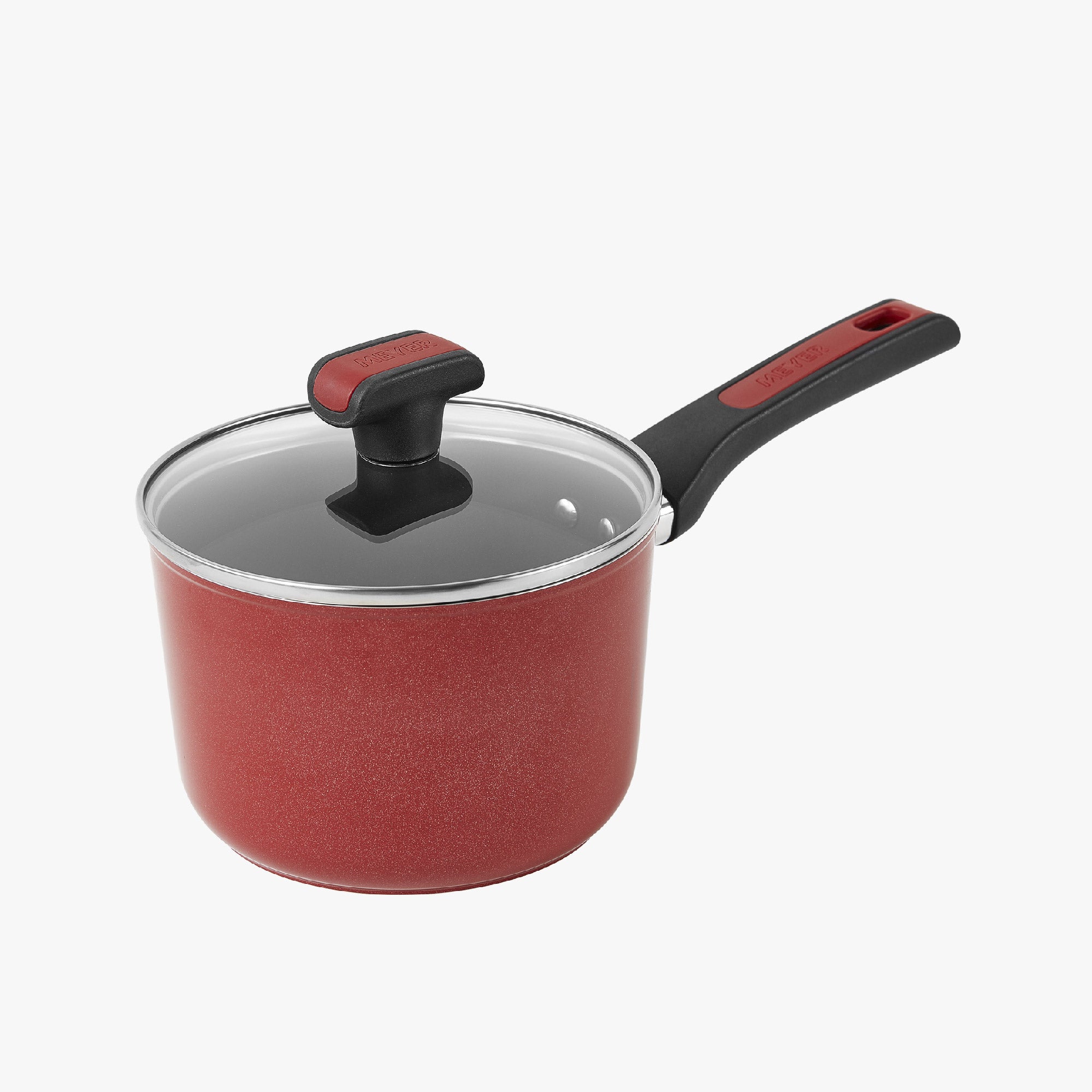 Pots - Meyer - bigsale, CNY, Meyer - Forge Red, Saucepan, weekend - MEYER FORGE.RED หม้อมีด้ามจับ ขนาด 16 ซม. SAUCEPAN (22018-T) - PotsandPans.in.th