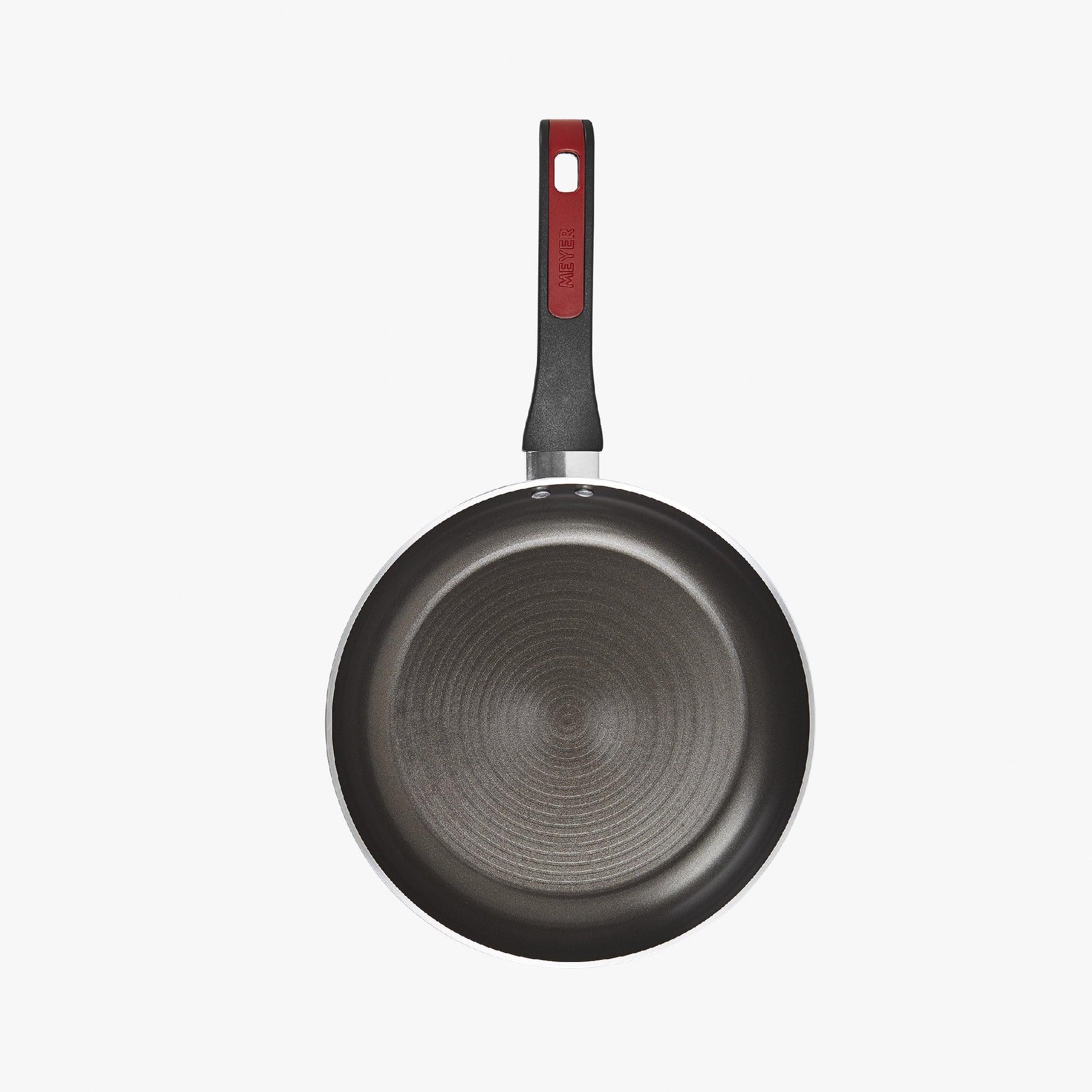 Pans - Meyer - bigsale, CNY, FRYPAN, Meyer - Forge Red, SKILLET, weekend - MEYER FORGE.RED กระทะทอดทรงแบนมีด้ามจับ ขนาด 25 ซม. FRYPAN (22022-T) - PotsandPans.in.th