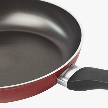 Pans - Meyer - CNY, FRYPAN, Meyer - Forge Red, SKILLET, Special Sale, weekend - MEYER FORGE.RED กระทะทอดทรงแบนมีด้ามจับ ขนาด 28 ซม. FRYPAN (22038-T) - PotsandPans.in.th