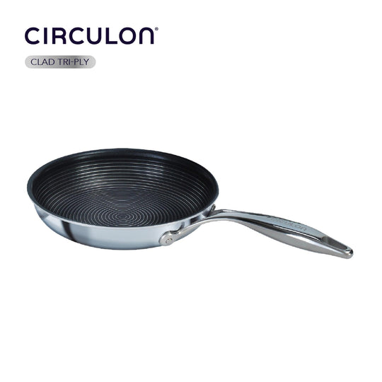 Circulon SteelShield C-Series 10pc Clad Tri-Ply Nonstick Cookware Plus  Bonus Utensil Set